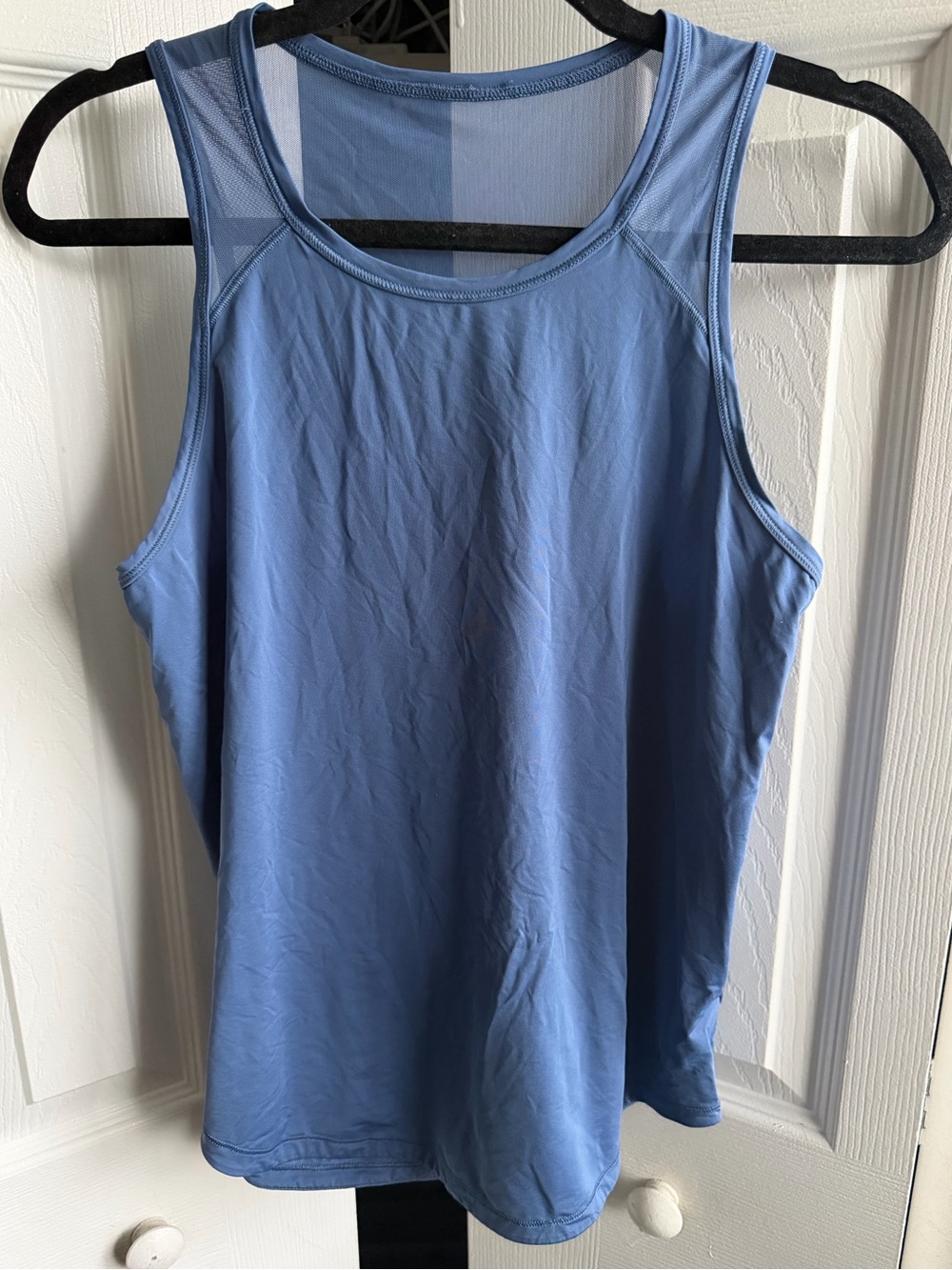 aerie Offline Sweat Sesh Blue Athletic Tank Top